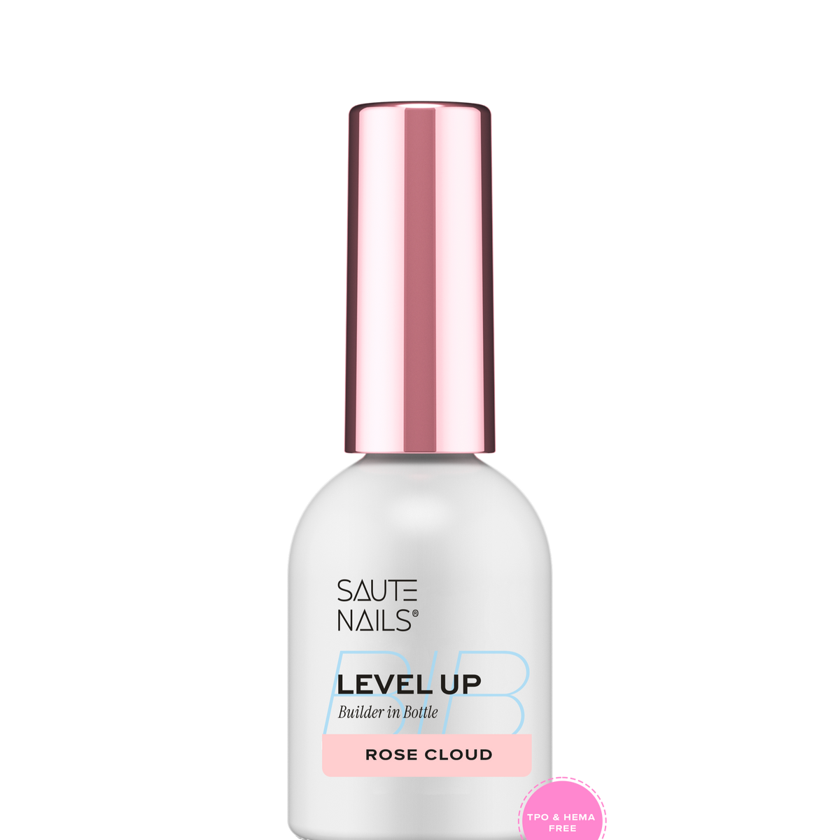 Saute Nails-Gel en botella BiB Level UP Rose Cloud 8 ml