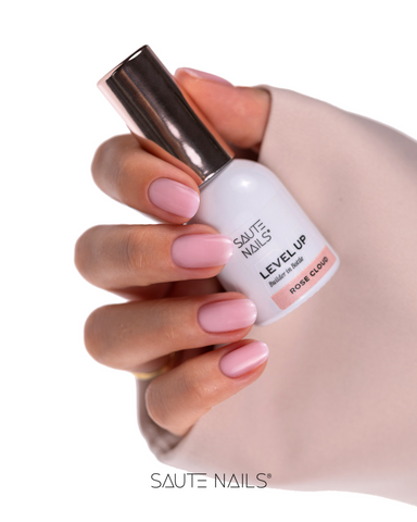 Saute Nails-Gel en botella BiB Level UP Rose Cloud 8 ml